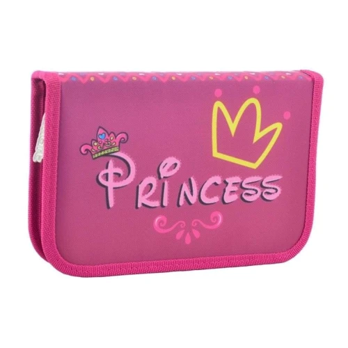 Пенал твердый одинарный с клапаном Smart HP-03 Princess