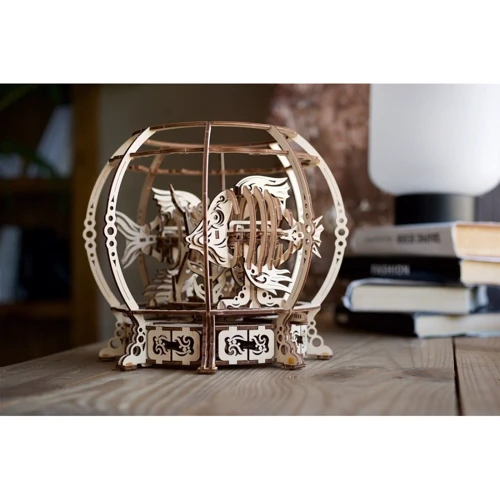 Механічний 3D пазл UGEARS Модель Механічний акваріум (70155) фото 17
