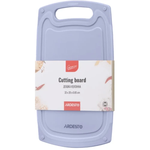 Разделочная доска Ardesto Gemini 33х20х0.85 см серая (AR1433GR)
