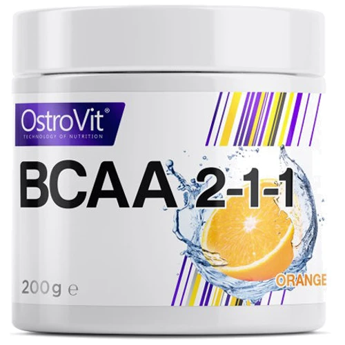Аминокислота для спорта OstroVit BCAA 2-1-1 200g orange