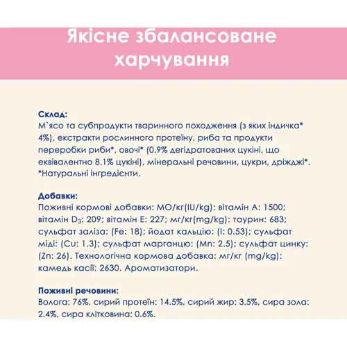 Влажный корм Cat Chow Kitten для котят кусочки в желе с индейкой и цукини 26х85г фото 7