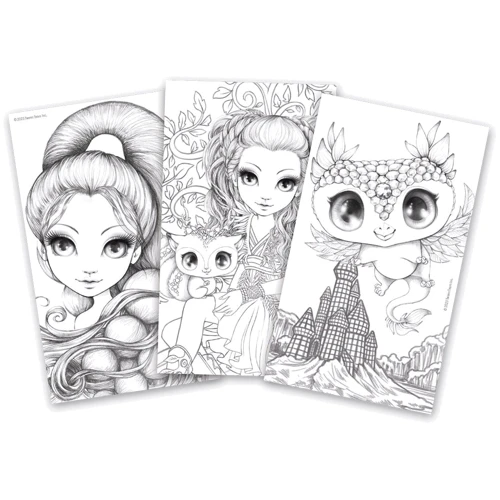 Набор для творчества Nebulous Stars Раскраска с водой белые листы Возьми в дорогу (11452)