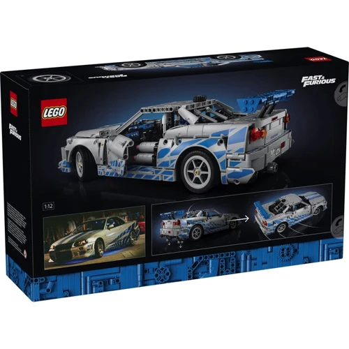 Конструктор LEGO Technic Подвійний форсаж Автомобіль Nissan Skyline GT-R (R34) (42210) фото 7