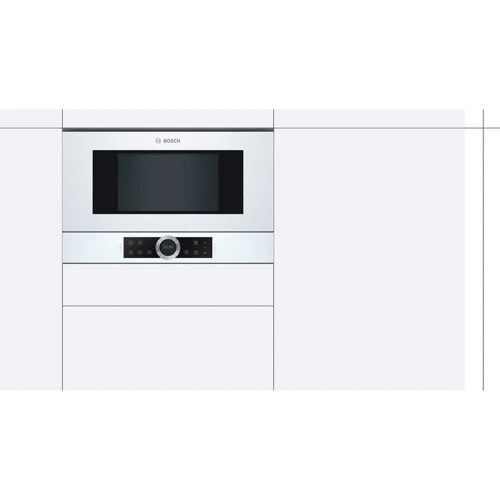 Встраиваемая микроволновая печь Bosch BFL634GW1: Мощность микроволновки 900 Вт