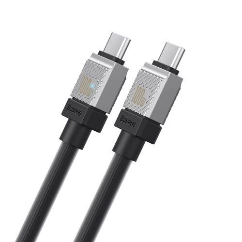 Кабель Baseus USB-C to USB-C CoolPlay Series 100W 1m Black (CAKW000201): Длина 1 м