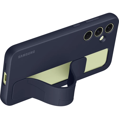 Чехол для телефонов Samsung Standing Grip Case Black (EF-GA556TBEGWW) for Samsung A556 Galaxy A55: Материал поликарбонат / силикон