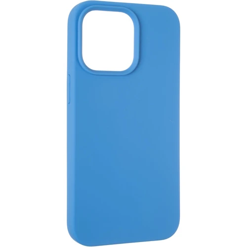 Чехол для iPhone TPU Silicone Case Full Soft Marine Blue for iPhone 13 Pro: Цвет голубой