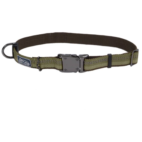 Ошейник Coastal K9 Explorer для собак нейлон хаки 2.5x30-45 см