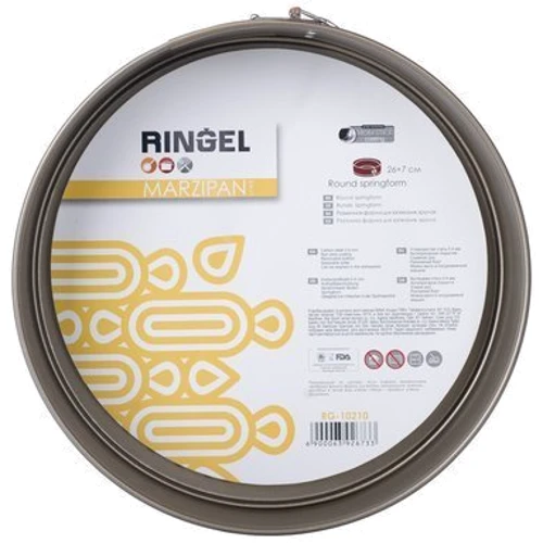 Форма для выпечки Ringel Marzipan разъемная круглая 26x7 cм (RG-10210): Диапазон температур, °C до +250