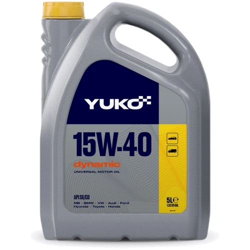 Олія моторна YUKO Dynamic 15W-40 API SG/CD, 5л