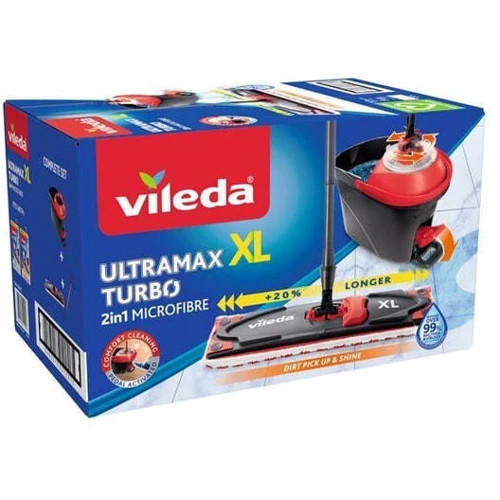 Швабра и комплектующее Набор для уборки Vileda UltraMax Turbo XL (163427) фото 7