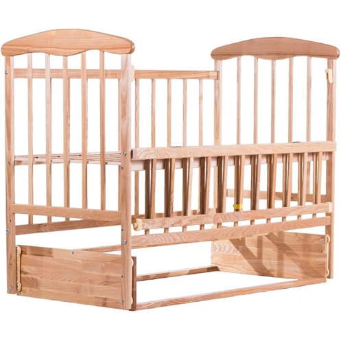 Кровать Наталка маятник, откидной бок ясень светлый (61031)