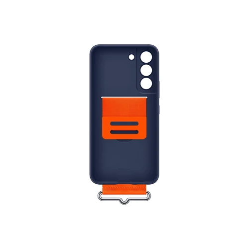 Чохол для телефона Samsung Silicone with Strap Cover Navy (EF-GS901TNEGRU) для Samsung S901 Galaxy S22 фото 6