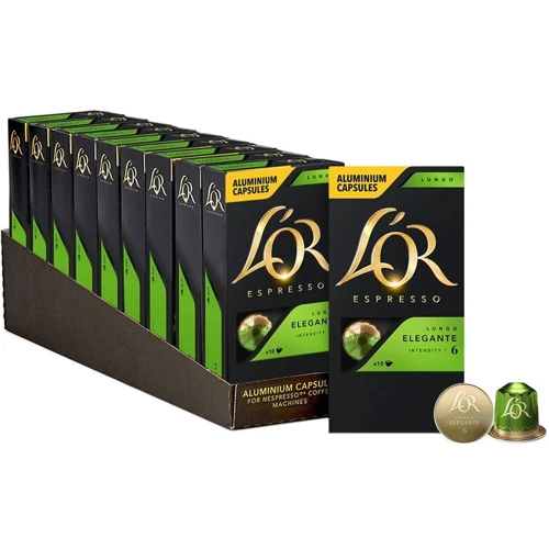 Кава в капсулах L'OR Lungo Elegante шоубокс 100х5.2 г (8711000360712)