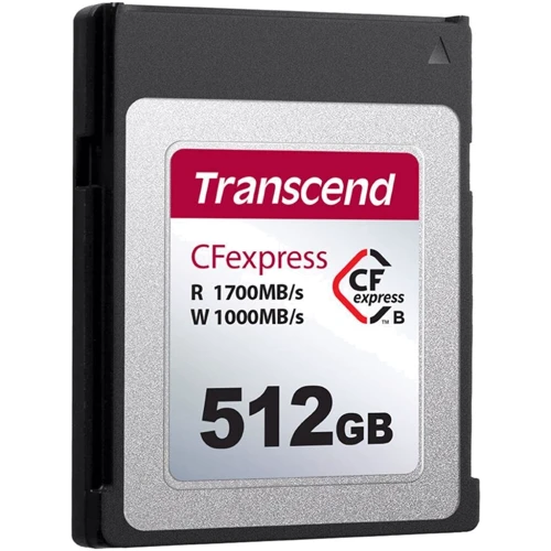 Карта пам'яті Transcend 512GB CFexpress 820 Type B (TS512GCFE820): Тип карти CFexpress