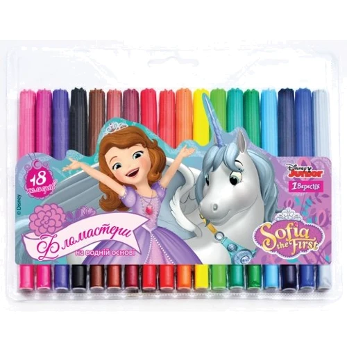 Фломастери 18 кол. "Sofia The First" (650375)