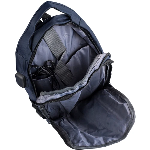 Чоловік рюкзак Valiria Fashion синій (3DETAB86-5-6): Застібка Блискавка