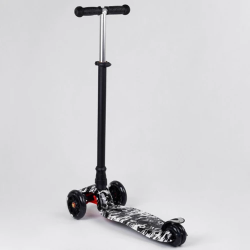 Дитячий самокат Best Scooter Maxi A 25771/779-1512 Чорно-білий: Тип коліс литые