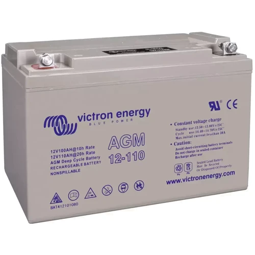 Аккумулятор AGM Victron Energy 110Ah: Ширина, мм 330