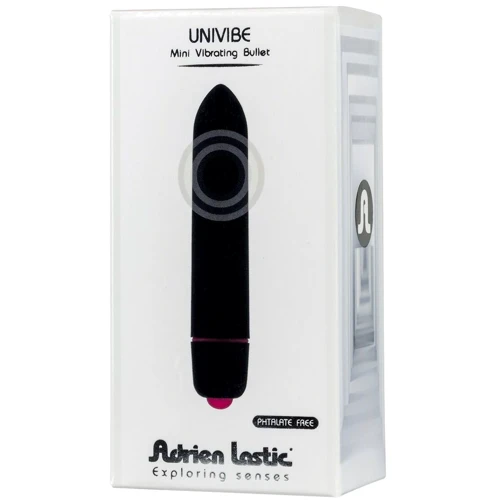 Вибропуля Adrien Lastic Univibe, 10 режимов работы, силикон, на батарейках