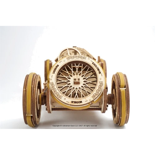 Механічний 3D пазл UGEARS "Спорткар U-9 Гран-прі" (70044) фото 17