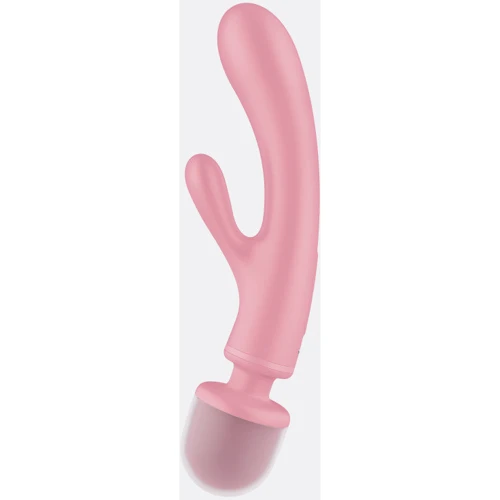 Вибратор-кролик + массажер 2в1 Satisfyer Triple Lover Рink