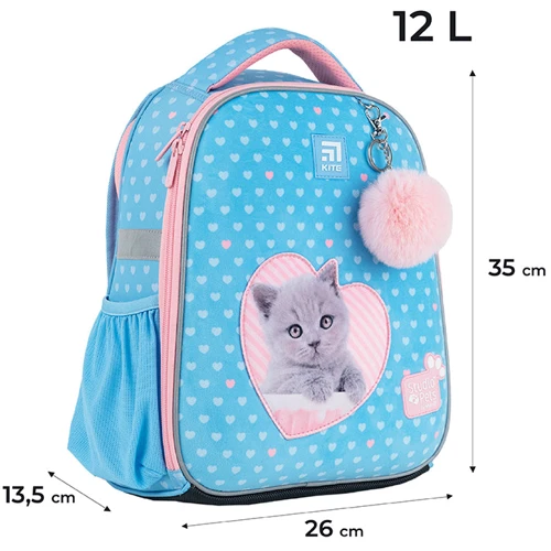 Рюкзак каркасный Kite SP24-555S-1 Education 555 SP-1 Studio Pets (SP24-555S-1): Возрастная группа от 6 до 10 лет
