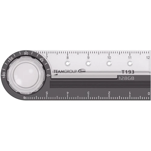 USB-флешка Team 128GB T193 Nickel USB 3.2 Black (TT193128GF01): Дополнительно увеличительное стекло; функции линейки, компасов и транспортира