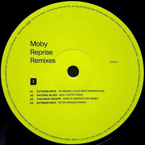 LP2 I-DI Moby: Reprise-Remixes (LP0057) фото 6