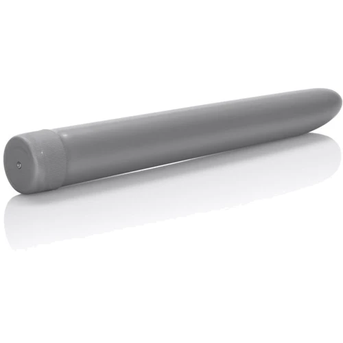Большой пластиковый вибратор XXL Massager Platinum, 25x4 см, серебристый