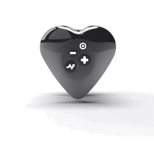Вибратор с электростимуляцией Mystim Heart's Desire Black Edition