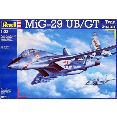 Учебно-боевой Revell истребитель MiG-29 UB/GT twinseater (RV04751)