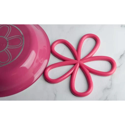 Сковорода Pepper Pink Flower 24 cм с подставкой (PR-2106-24): Диаметр, см 24