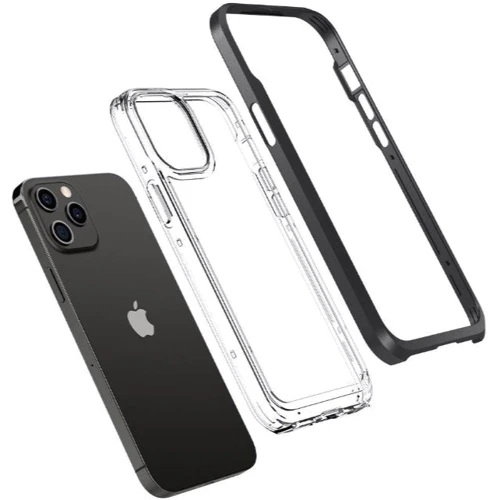 Чехол для iPhone Spigen Neo Hybrid Crystal Black (ACS01622) for iPhone 12 Pro Max фото 5