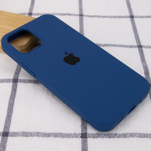 Чохол для iPhone Mobile Case Silicone Case Full Protective Blue/Navy Blue для iPhone 14 Plus: Колір синий