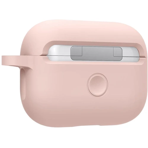 Чехол для наушников Spigen Silicone Fit with Belt Pink (ASD00535) for Apple AirPods Pro фото 4