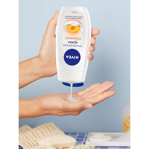 Nivea Bath Care Shower Care&Apricot Seed Oil Гель для душа Абрикос 500 ml: Объем, мл 500