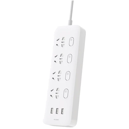 Удлинитель Xiaomi MiJia Power Strip (4 розетки + 3 USB-port) 2m White MJSWSKCXB-01QM