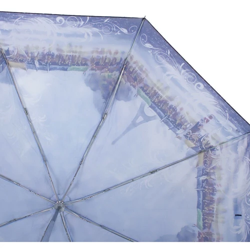 Парасолька жіночий механічний Magic Rain сірий (ZMR51224-6): Фасон Складаний (5 складань)