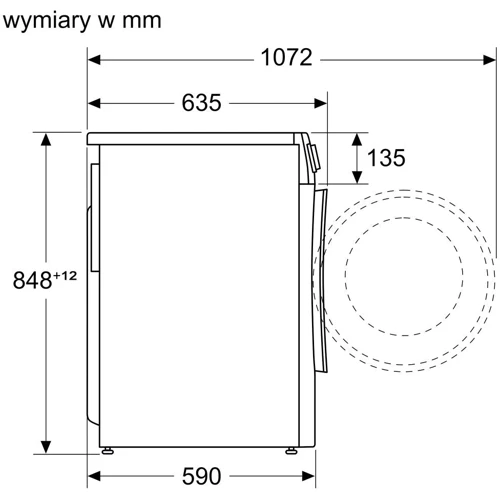 Стиральная машина Bosch WNA14404PL: Класс энергопотребления E