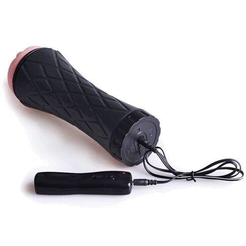 Вагина - мастурбатор с вибрацией Boss Series: Vibrating Vagina cyber skin - Latarka, BS6000025