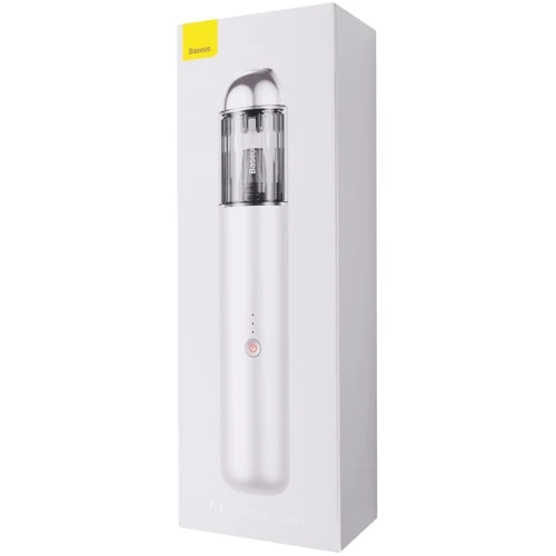 Автомобильный пылесос Baseus A3 Car Vacuum Cleaner Silver (15000pa) CRXCQA3-0S: Емкость пылесборника, л 0.07