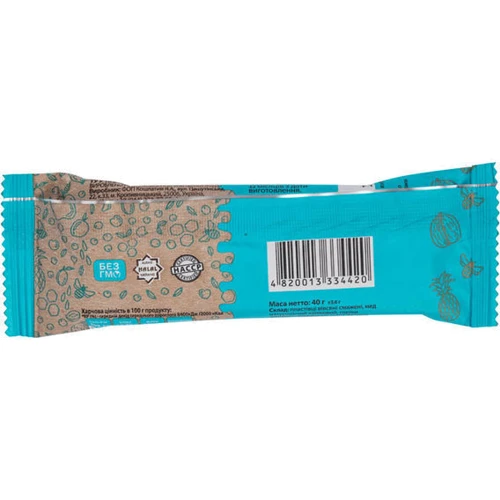 Батончик гранола Oats&Honey Фруктово-ореховый (4820013334420): Вес нетто 40 г