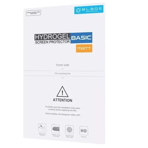 Защитная пленка для iPhone BLADE Hydro-Gel Screen Protector BASIC Matt: Тип аксессуара гидрогелевая пленка