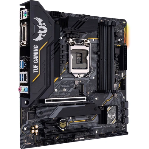 ASUS TUF GAMING B460M-PLUS: Оперативна пам'ять 4xDDR4 2933 МГц, до 128 ГБ