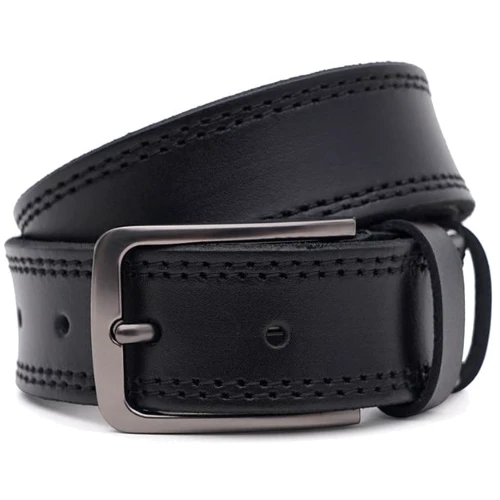 Мужской ремень Borsa Leather черный (115v1fx93-black)