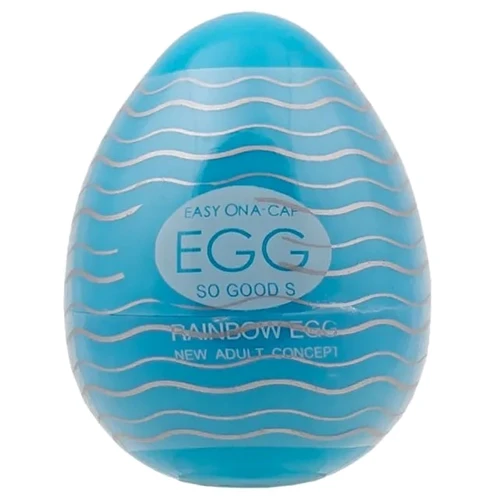 Мастурбатор яйцо SKN Rainbow Blue, SKN-REG03