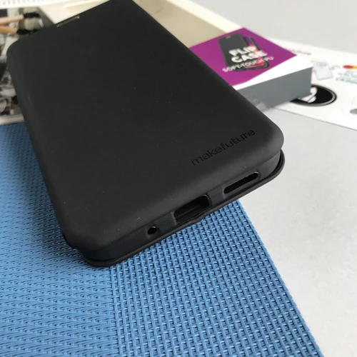 Чехол для телефонов MakeFuture Flip Case Soft-touch Black (MCP-XR9CBK) for Xiaomi Redmi 9C: Материал TPU (термополиуретан) и поликарбонат