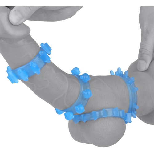 Набір із 4 ерекційних кілець LoveToy Lumino Play Penis Ring