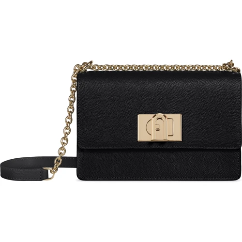 Женская сумка кросс боди Furla 1927 Mini Crossbody 20 Bafkaco черная (BAFKACOARE000O6000): Тип ручки На цепочке, Плечевой ремень, Без ручки